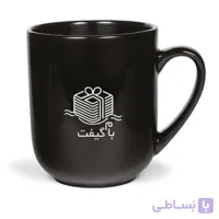 ماگ سرامیکی مشکی 280 سی‌سی – کد MBC02