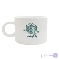 ماگ سرامیکی سفید 180سی سی کد MC004