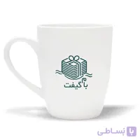 ماگ سرامیکی سفید 280 سی‌سی – کد MC006