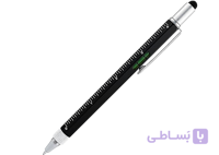 خودکار مهندسی 6 کاره – خط‌کش، تراز، تاچ‌پن و پیچ‌گوشتی کد PME001