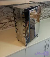 کبابپز گازی تمام استیل ۱۴ سیخه دادلیسان
