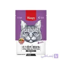 پوچ گربه ونپی طعم مرغ و خرچنگ 80 گرمی
