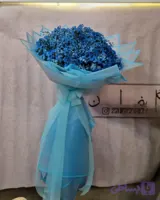 دسته گل ژیپسوفیلیا آبی بزرگ