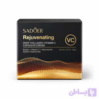 کرم کپسولی کلاژن عمیق و ویتامین C سادور مدل Rejuvenating حجم ۵۰ گرم