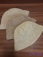 کلاه رافیا باکتی ساده بهترین کیفیت