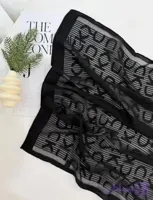 شال حریر مجلسی مشکی وارداتی