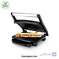 ساندویچ ساز و گریل ساچی مدل NL-SM-1507-BK (2000 وات)