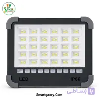 چراغ خورشیدی LED مدل IP66 مجهز به شارژ USB