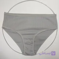 شورت زنانه نخی کبریتی طوسی 2XL الماس ALMAS110