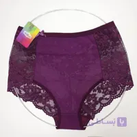 شورت زنانه گیپور ملک بانو فری‌سایز کرمی Malak Banoo