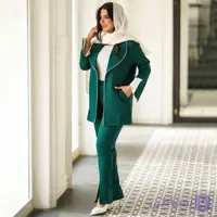 ست کت و شلوار یقه آرشال مغزی دوزی