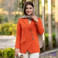 مانتو کتی زنانه چهار دکمه کد 600