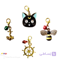 آویز قلاده گربه و سگ های کوچک پنسی فلاور میراکل (Pansy Flower Miracle) کد Cat1