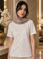 تیشرت کبریتی طرح دار H&M (کد 1826)