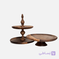 ست استند دوطبقه و شیرینی خوری
