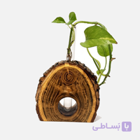 گلدان قلمه چوبی بزرگ