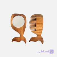 ست شانه و آینه دم نهنگ