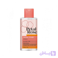 تونر صورت پتال رز حاوی ویتامین سی مناسب انواع پوست حجم 150 میلی لیتر _ Petal Rose