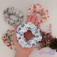 کش مو پارچه ای طرح گل -116
