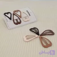 گیره مو تق تقی قلبی نود 4 عددی -130