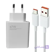 شارژر شیائومی Xiaomi 67W با کابل توربو و ثانیه شمار