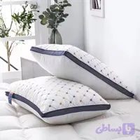 بالش وارداتی میکروفایبر گلدوزی شده برند ورسای با جداره تنفسی