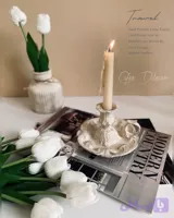 شمعدان انگشتی طرح انگلیسی پلی استری