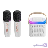 اسپیکر بلوتوثی قابل حمل مدل Y1 همراه با دو میکروفن