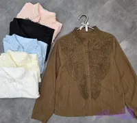 شومیز مجلسی پارچه برجسته