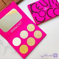 پالت هایلایتر مخملی ۶ عددی اورجینال Kevin&coco