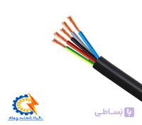 کابل گرد رشته ای 6*5
