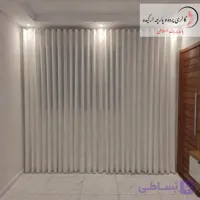 پرده حریر کرپ اسکاچی