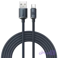 کابل شارژ USB به تایپ سی کریستال 1.2 متر 100 وات بیسوس مدل Baseus CAJY000401