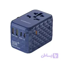 شارژر دیواری یونیورسال 65 واتی پاورولوژی مدل P65W3P