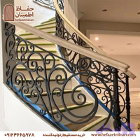 نرده راه پله گلدار
