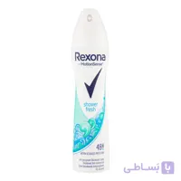 اسپری دئودورانت زنانه رکسونا مدل Shower fresh حجم 200 میلی‌لیتر