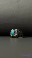 انگشتر فیروزه نیشابوری مردانه