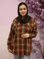 شومیز چهارخونه کشمیر (طرح یک)