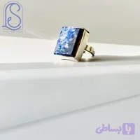 انگشتر نقره و لاجورد