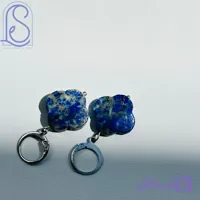 گوشواره لاجورد طبیعی