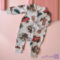 سرهمی کبریتی نوزادی و بچگانه اچ اند ام طرح ماشین ها کد 1147