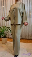 مانتو شلوار ست گره ای
