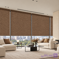 پرده شید اداری قهوه ای VENDIK-02