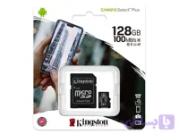 کارت حافظه MicroSDXC کینگستون مدل Kingston Canvas Select Plus UHS-I U1 V10 ظرفیت 128 گیگابایت