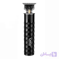 ماشین اصلاح موی سر و صورت وی جی ار مدل V-170 با تیغه تیتانیوم ضد زنگ، قابلیت صفر زنی و خط زنی، ضد آب، باتری لیتیوم یون با شارژ USB، همراه با چهار شانه در اندازه‌های 1.5، 3، 5 و 6 میلی‌متر
