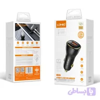 شارژر فندکی الدینیو مدل LDNIO C103 | شارژ سریع 60 وات، دو پورت PD و QC