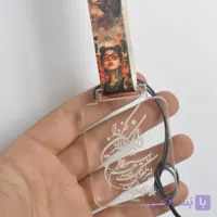 آویز خودرو پلکسی چراغ دار کد 41935