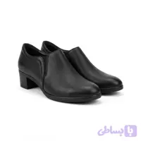 کفش چرم پاشنه دار اداری مدل 607