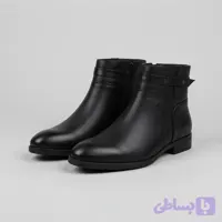 نیم بوت چرم زنانه مدل 6002