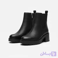 نیم بوت چرم زنانه مدل 6017